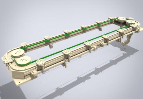 环形导轨输送线